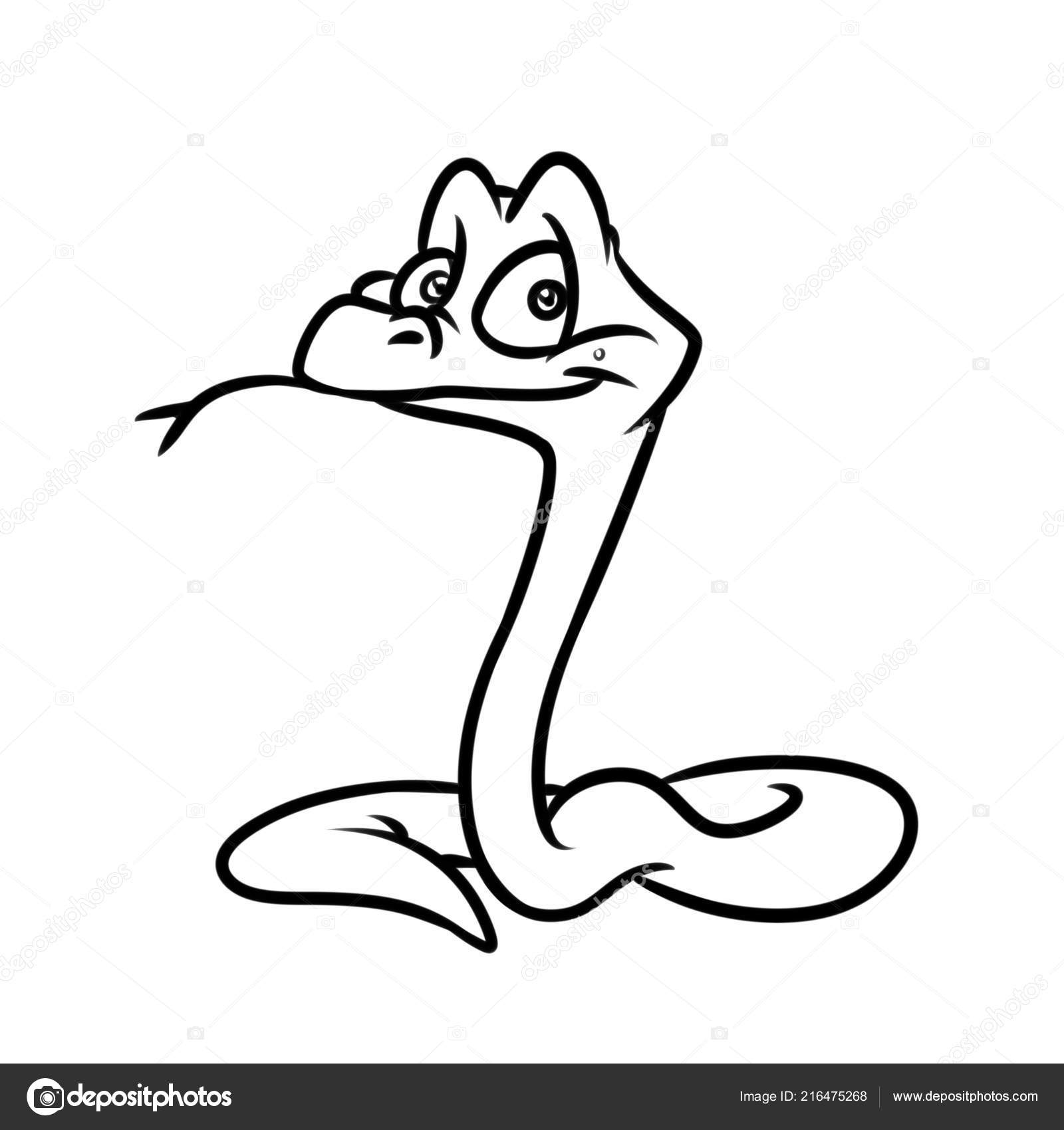 Desenhos para colorir de desenho de uma cobra para colorir 