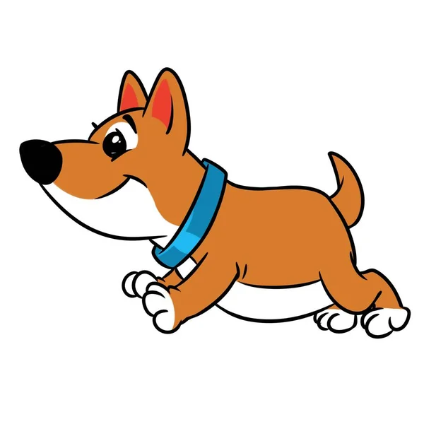 Pies Kolejny Znak Zwierzę Kreskówka — Zdjęcie stockowe
