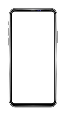 Beyaz artalan izole smartphone. Vektör Eps 10 lustrasion