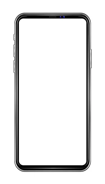 Beyaz artalan izole smartphone. Vektör Eps 10 lustrasion