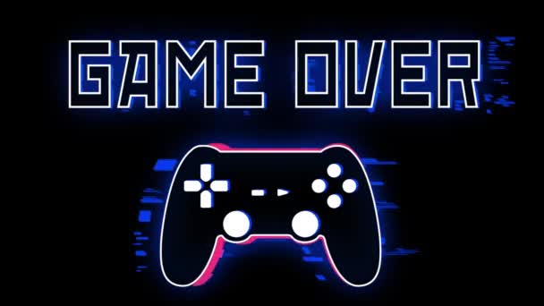 Futuristic Game Background With Animation A Retro Video Game Background Blue And Red Glitch Effect With Blue Light On The Background Stock Video C Trishkin95 Ukr Net 247335976