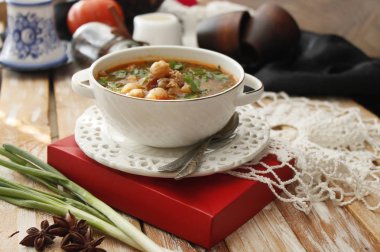 Nohut çorbası, Fas çorba harira et nohut ile