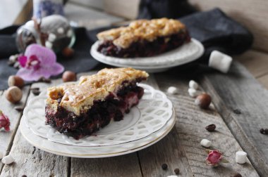 Karışık Berry Pie, ev yapımı