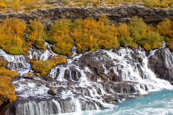 Belle Vue Ensoleillée Sur Cascade Une Des Cascades Les Célèbres — Photo