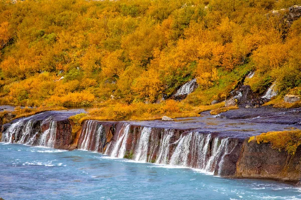 Belle Vue Ensoleillée Sur Cascade Une Des Cascades Les Célèbres — Photo