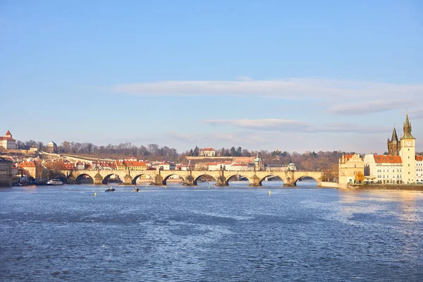 Prag Tschechische Republik Schöne Aussicht Auf Den Dvorak Damm Die — Stockfoto