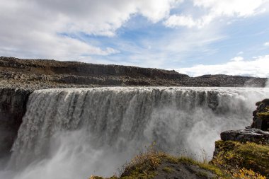 Dettifoss - şelale Vatnajkull Milli Parkı'nda kuzeydoğu İzlanda '