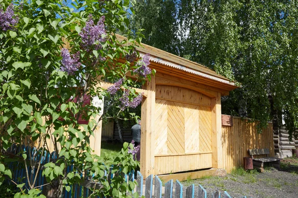 Lifestyle of the Russian village. View of the village in Russia