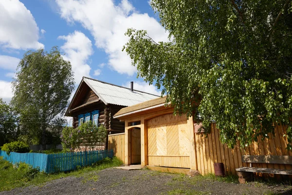 Lifestyle of the Russian village. View of the village in Russia