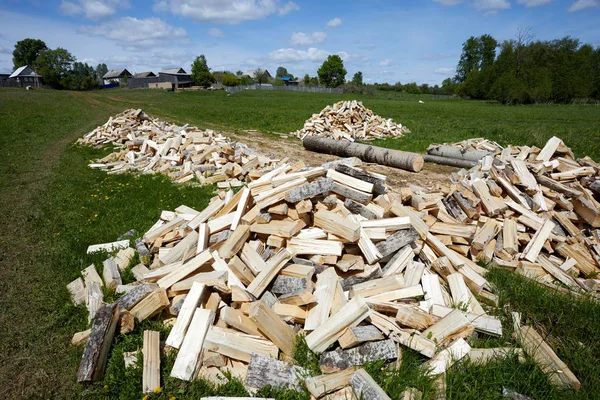 Lifestyle of the Russian village. View of the village in Russia