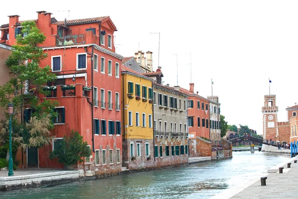 Utsikt Över Venedig Vacker Italiensk Stad Med Kanaler Och Historisk — Stockfoto