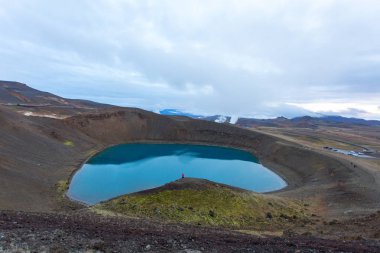 İzlanda. Güzel yaz manzaraları adanın Doğa Manzaralı