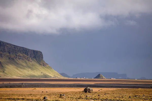 Island Vacker Sommar Landskap — Stockfoto