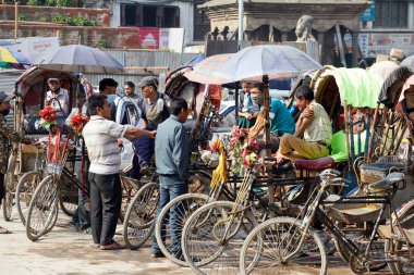 Katmandu. Şehir görüntüsü. Hayat Nepal