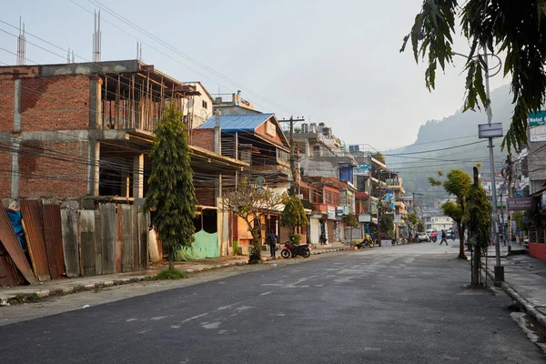 尼泊尔 Pokhara 市的物种图片 普通尼泊尔人的生活 — 图库照片