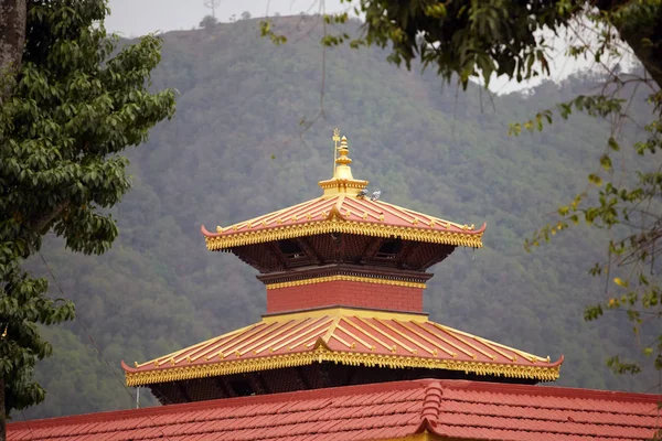 Lugares Sagrados Himalaia Mosteiro Buda Fotos Cidade Pokhara Nepal — Fotografia de Stock