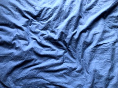 mavi kumaş doku fotoğraf
