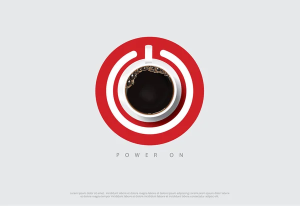 Kaffe Affisch Annons Flayers Vektor Illustration — Stock vektor