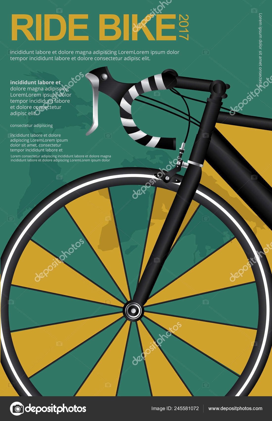 Cycling Poster Design Template Vector Illustration 538199 Vector Art At