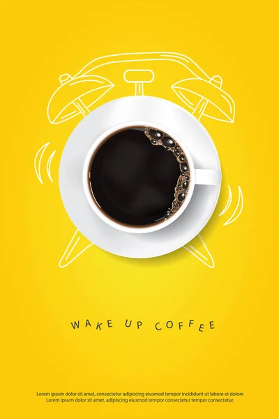 Διαφήμιση Καφετέριας Flayers Εικονογράφηση Διάνυσμα — Διανυσματικό Αρχείο