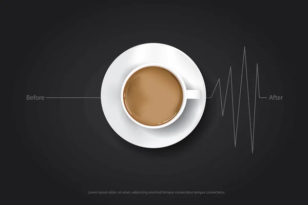 Póster Café Publicidad Flayers Vector Illustration — Vector de stock