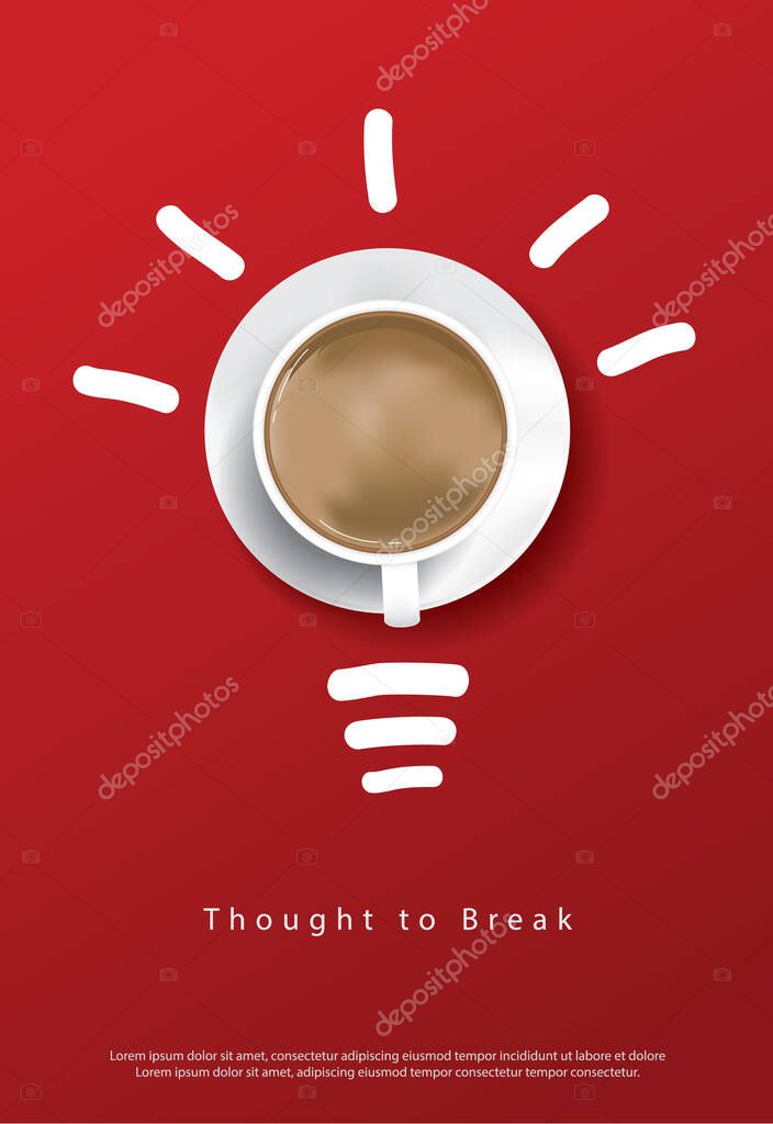 Coffee Poster Advertisement Flayers Vector Illustration