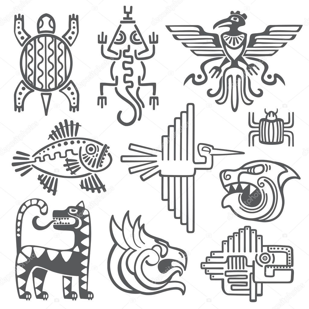 Inka Zeichen Symbole Inka Zeichen Symbole