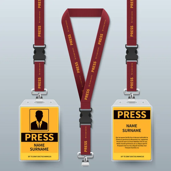 Download Mockup Lanyard Vectores Graficos Imagenes Vectoriales Depositphotos
