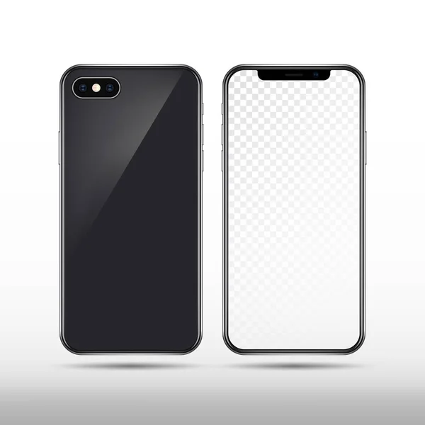 realistic smartphone modern mobile phone blank cellphone telephone
