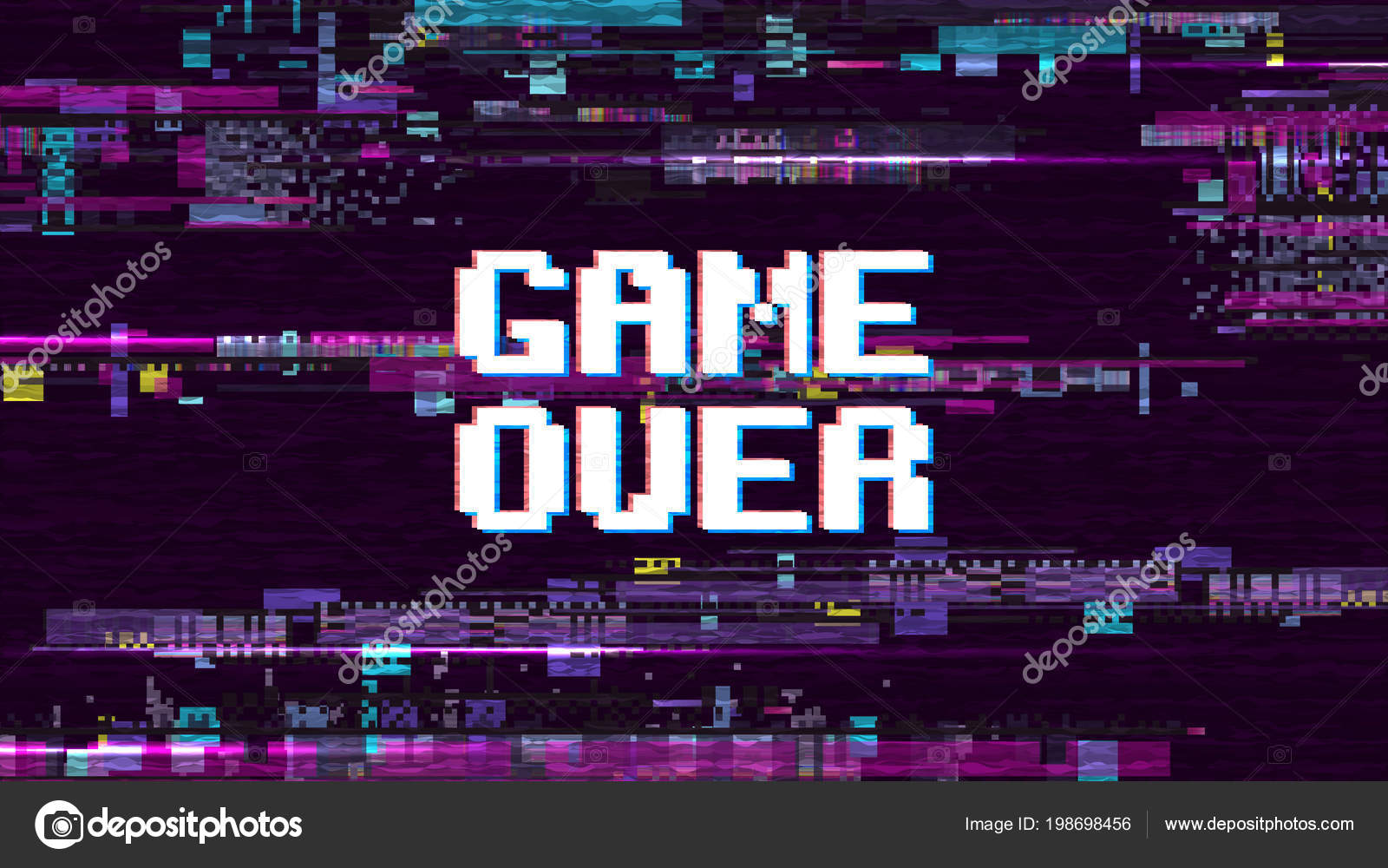 Jogo Sobre Fundo Fantástico Computador Com Tela De Vetor De Efeito
