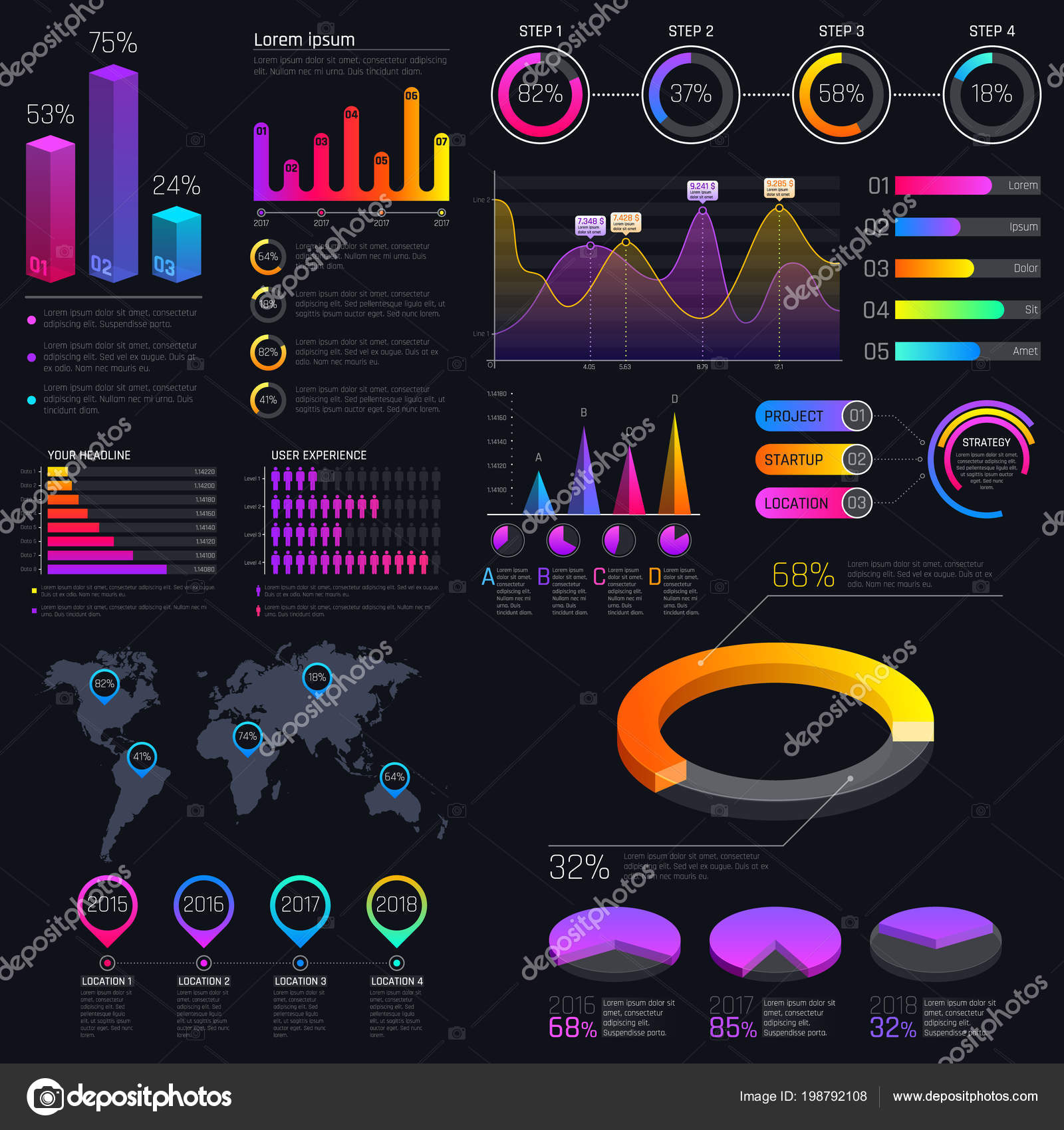 Modern Graphs And Charts