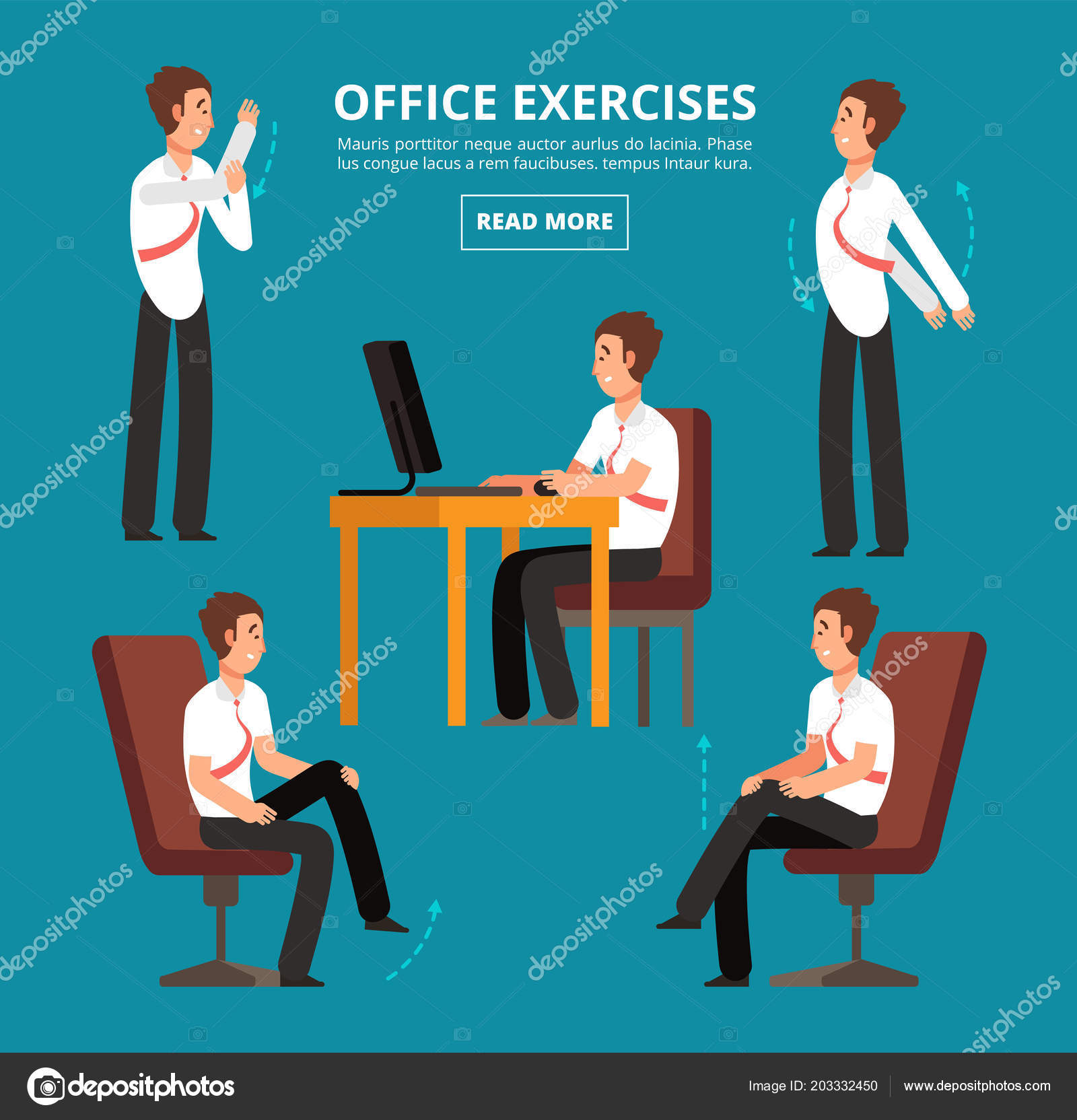 Desk Diagram Office Exercises Desk Diagram Health Employees