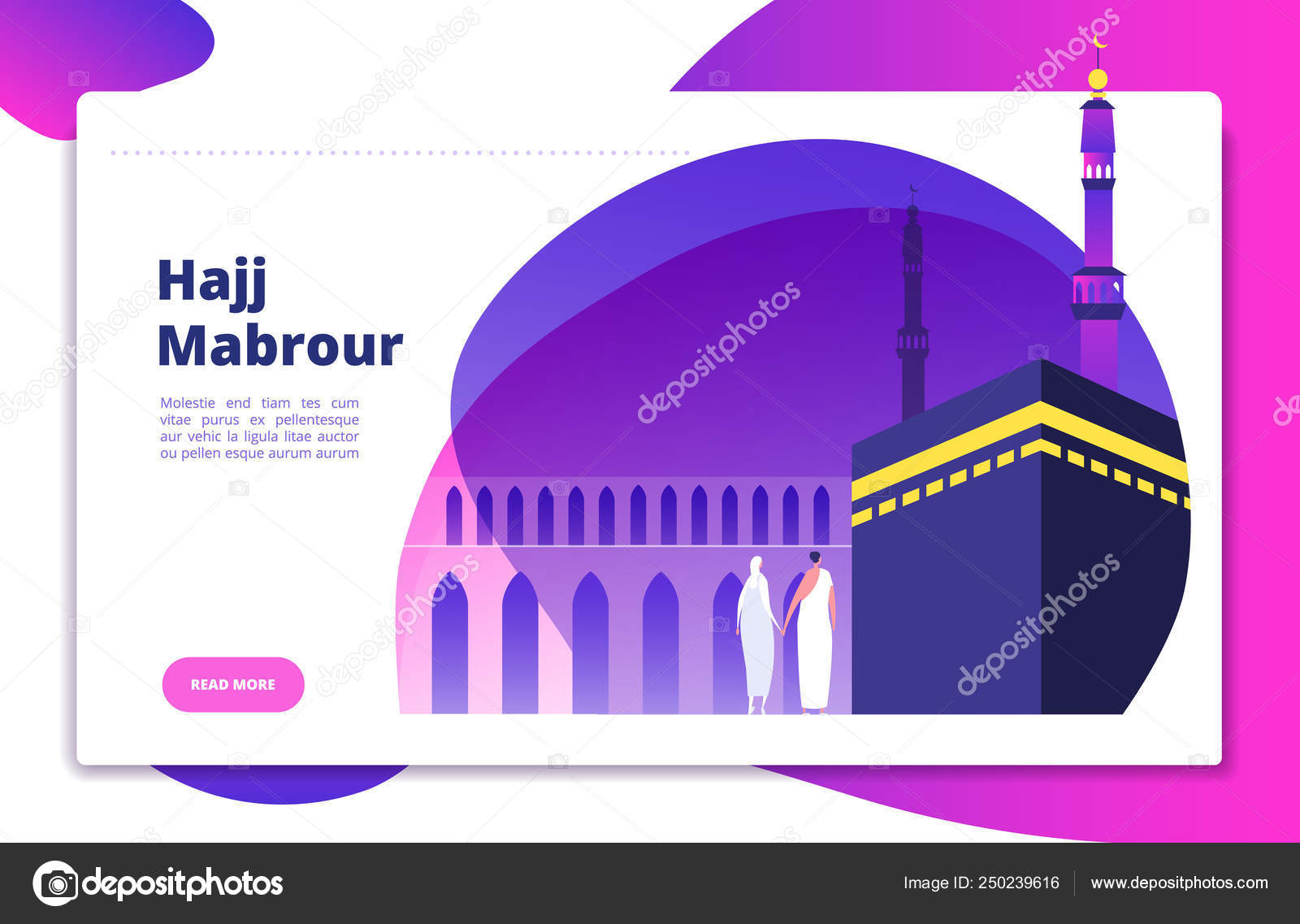 2 628 Umrah Vector Images Free Royalty Free Umrah Vectors Depositphotos