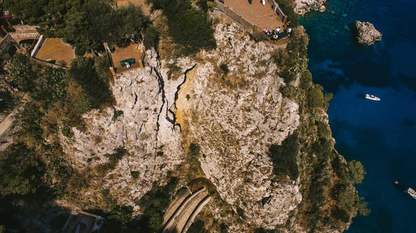 Aerial View Italian Holiday Island Capri Beautiful Nature — Stock Photo, Image