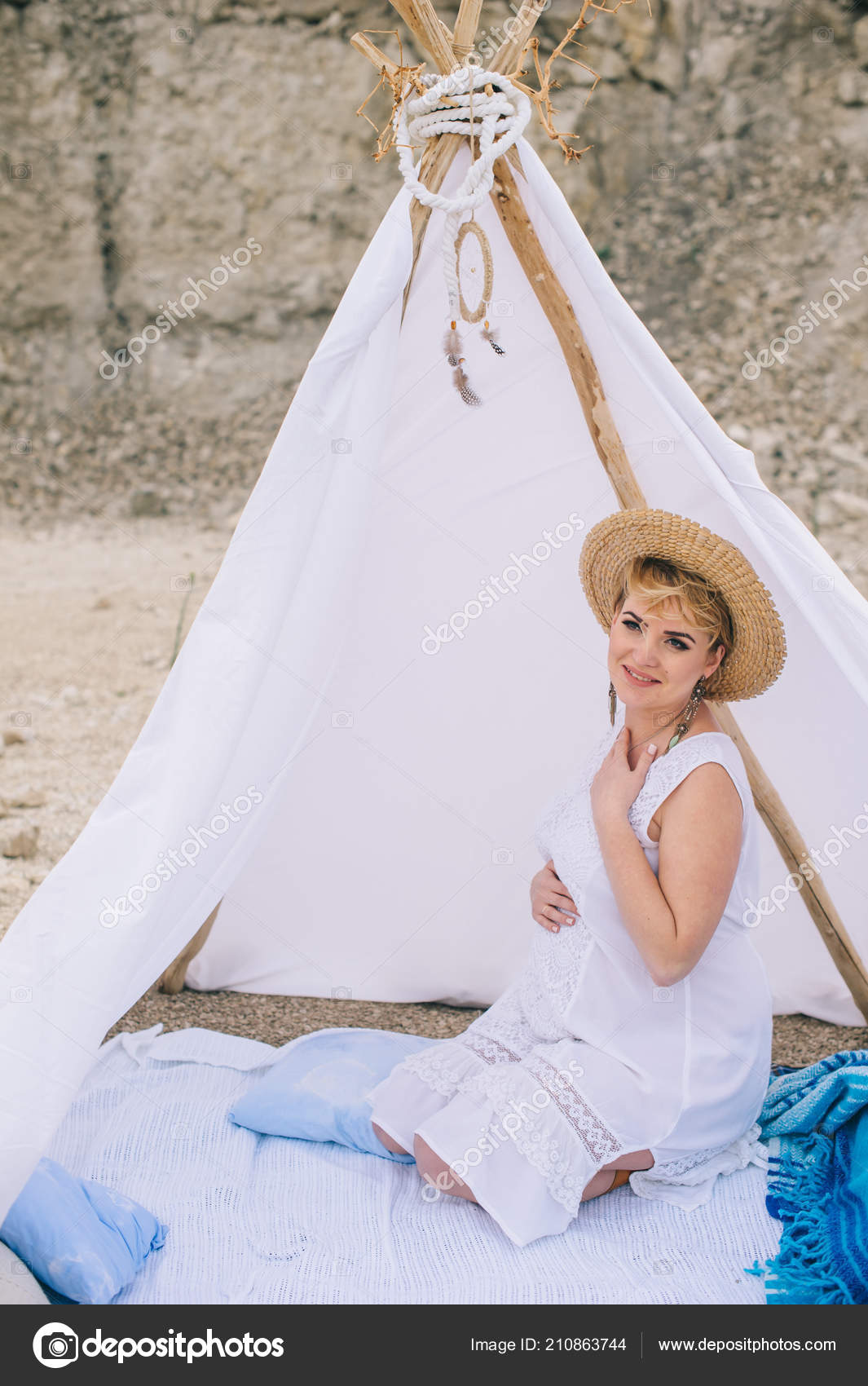 Regret, that young pregnant bride Very young pregnant bride think