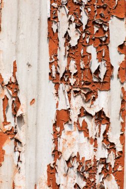 Eski Boyalı yüzeye rustik yağlı boya ile