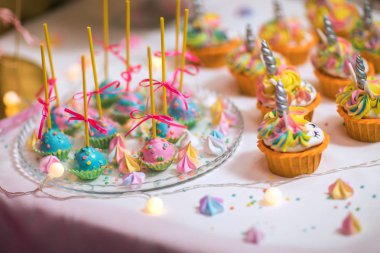 Çocuk Doğum günü için iç dekorasyon