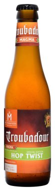 Fonte, Venice, İtalya - 2018 olabilir. Belçika birası Hop Magma Ozan Twist 33cl, % 7 şişe Vol.