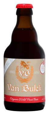 Fonte, Venice, İtalya - 2018 olabilir. Bir Belçika bira Van Bulck organik yabani meyve 33cl, %4,7 Vol.