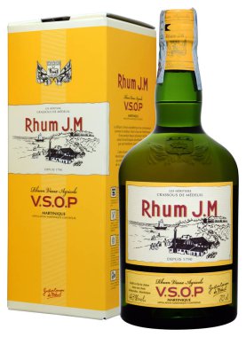 Fonte, Venice, İtalya - 2018 olabilir. Şişe rom Jm V.S.O.P. 70cl, % 43 Vol.