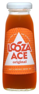 Venedik - Temmuz 2018. Meyve suyu Looza Ace özgün 20cl şişe.