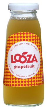 Venedik - Temmuz 2018. Meyve suyu Looza greyfurt 20cl şişe.
