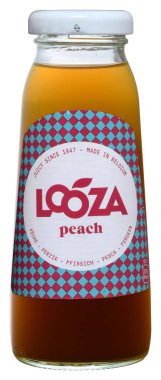 Venedik - Temmuz 2018. Şişe meyve suyu Looza şeftali 20cl.