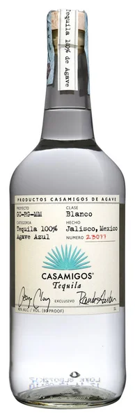 Venice Italy August 2019 Bottle Tequila Casamigos Blanco Liter Vol — Stock Photo, Image