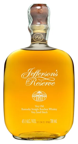 Venice Italy August 2019 Bottle American Bourbon Whiskey Jefferson Reserve — Stock Photo, Image