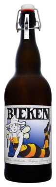 Venedik, İtalya - Ağustos 2019. Belçika Bira Boelens Bieken 2 litre, 8,5% Vol Şişe.