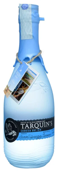 Venedik, İtalya - Ağustos 2019. Cin Tarquin's Cornish Kuru 70cl, 42% Vol Şişe.