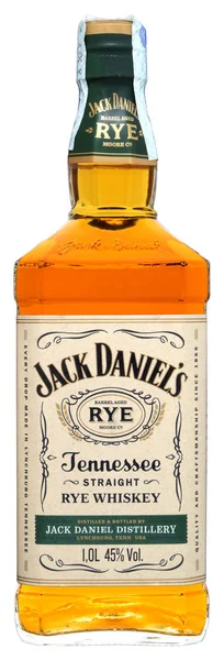Venedik Talya Ağustos 2019 Amerikan Tennessee Viski Jack Daniel Çavdar — Stok fotoğraf