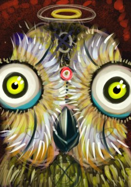 Dijital soyut resim, illüstrasyon