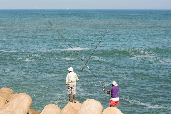 Orilla Del Océano Atlántico Casablanca Marruecos — Foto de Stock